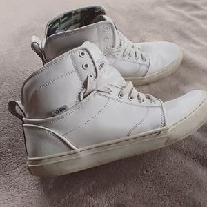 Mens 9.5 leather Vans sneakers OTW collection